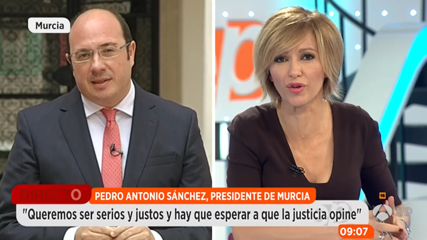 El presidente de Murcia, Pedro Antonio Sánchez. El presidente de Murcia, Pedro Antonio Sánchez.