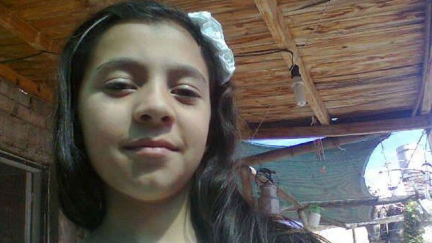 La joven Florencia, de 12 a&ntilde;os