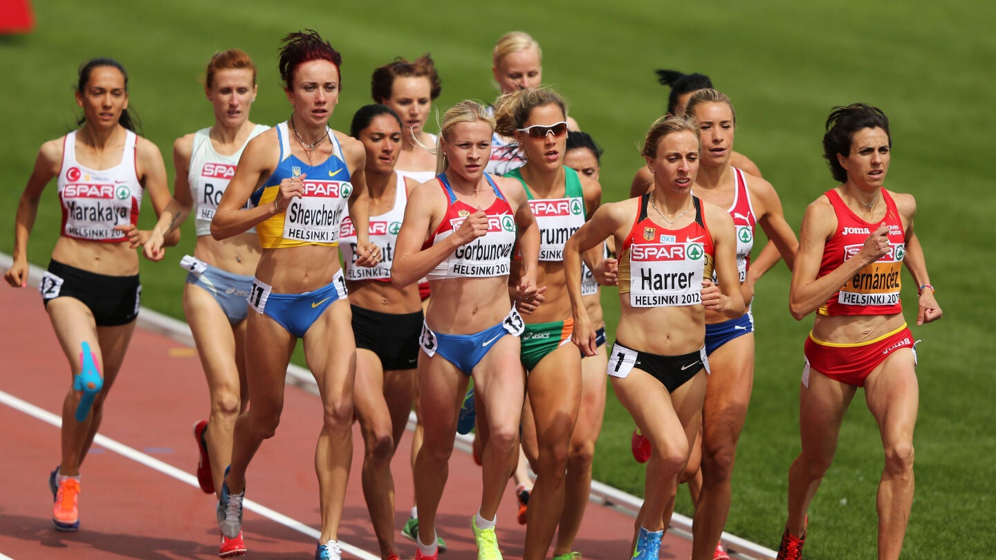 Nuria Fern&aacute;ndez, en el Europeo de 2012