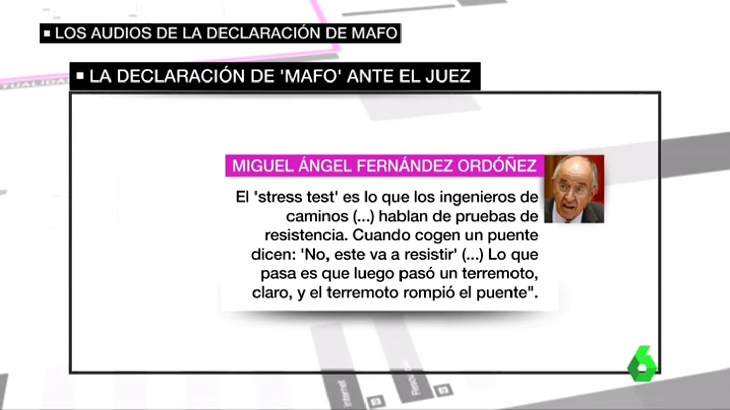 Frame 21.214535 de: Bankia quebró por una crisis tan imposible de prever como un "terremoto", así justificó ‘MAFO’ su actuación ante el juez Frame 21.214535 de: Bankia quebró por una crisis tan imposible de prever como un "terremoto", así justificó ‘MAFO’ su actuación ante el juez