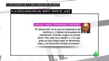 Frame 21.214535 de: Bankia quebró por una crisis tan imposible de prever como un "terremoto", así justificó ‘MAFO’ su actuación ante el juez