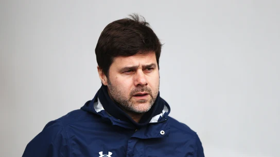 Pochettino en un partido con el Tottenham Pochettino en un partido con el Tottenham