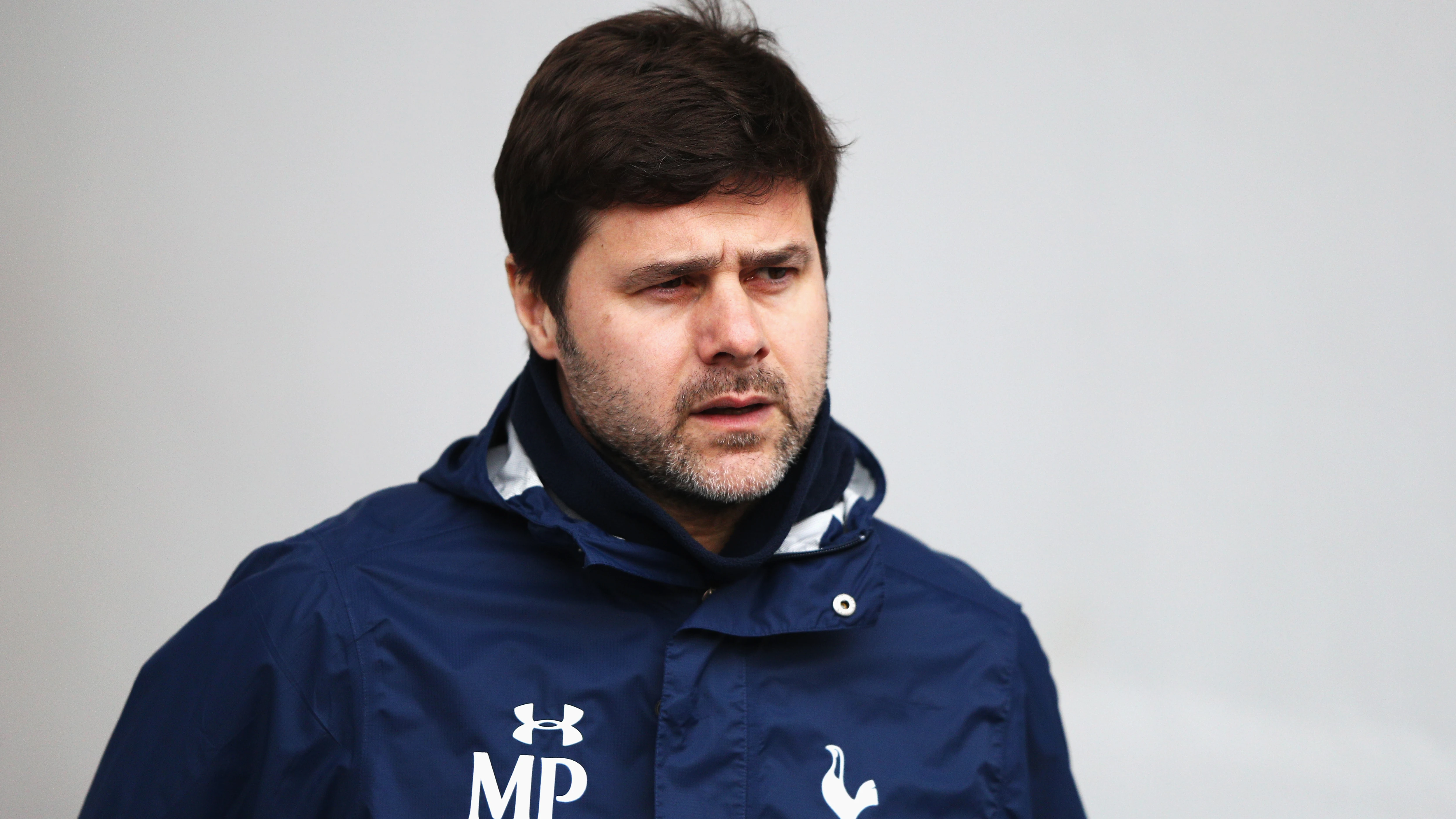 Pochettino en un partido con el Tottenham