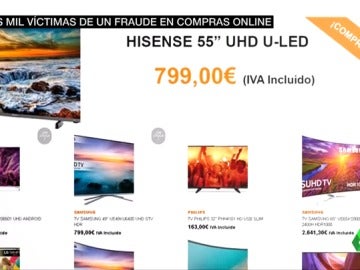 Frame 9.724558 de: Cambiaban de página constantemente con productos a precio de ganga: la estafa que ha afectado a 3.000 personas por un fraude de compras online Frame 9.724558 de: Cambiaban de página constantemente con productos a precio de ganga: la estafa que ha afectado a 3.000 personas por un fraude de compras online