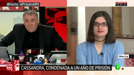Cassandra Vera, condenada a un año de prisión por hacer chistes sobre Carrero Blanco Cassandra Vera, condenada a un año de prisión por hacer chistes sobre Carrero Blanco