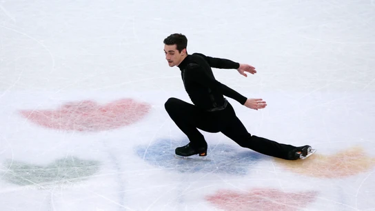 Javier Fernández, durante el programa corto del Mundial de Helsinki Javier Fernández, durante el programa corto del Mundial de Helsinki