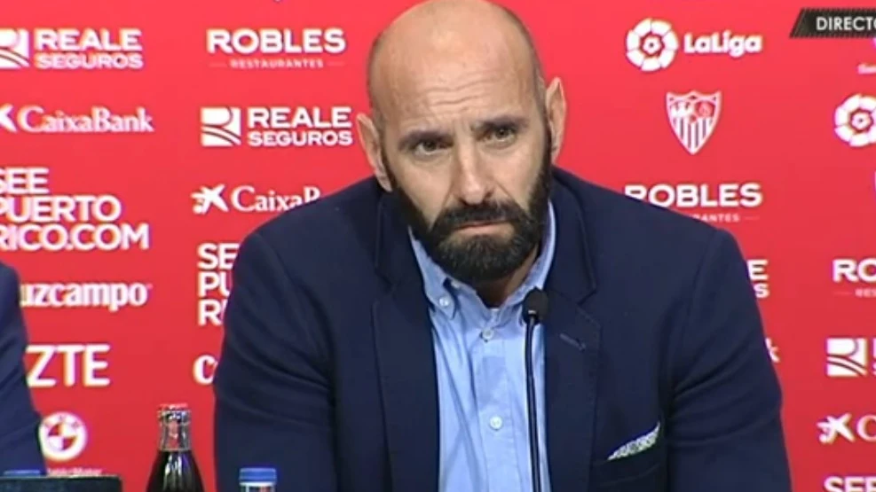 'Monchi', en rueda de prensa 'Monchi', en rueda de prensa