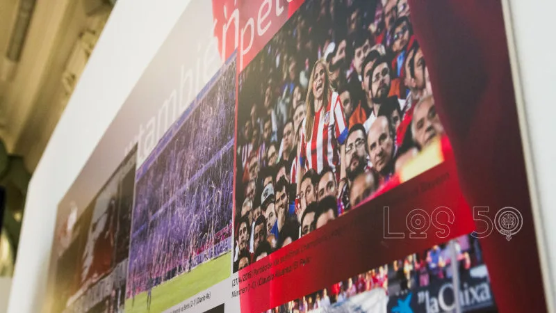 Imagen de la exposición "Del Manzanares al Calderón. 50 años de pasión", abierta al público Imagen de la exposición "Del Manzanares al Calderón. 50 años de pasión", abierta al público