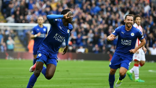 Ndidi celebra un gol Ndidi celebra un gol