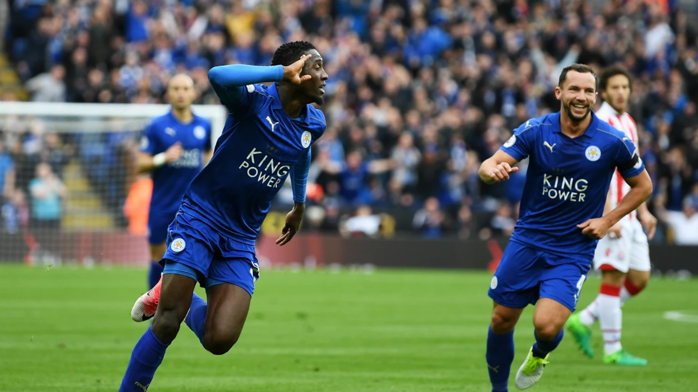 Ndidi celebra un gol Ndidi celebra un gol
