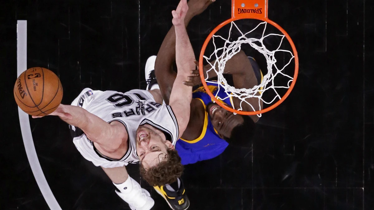 Gasol, en un partido con los Spurs Gasol, en un partido con los Spurs