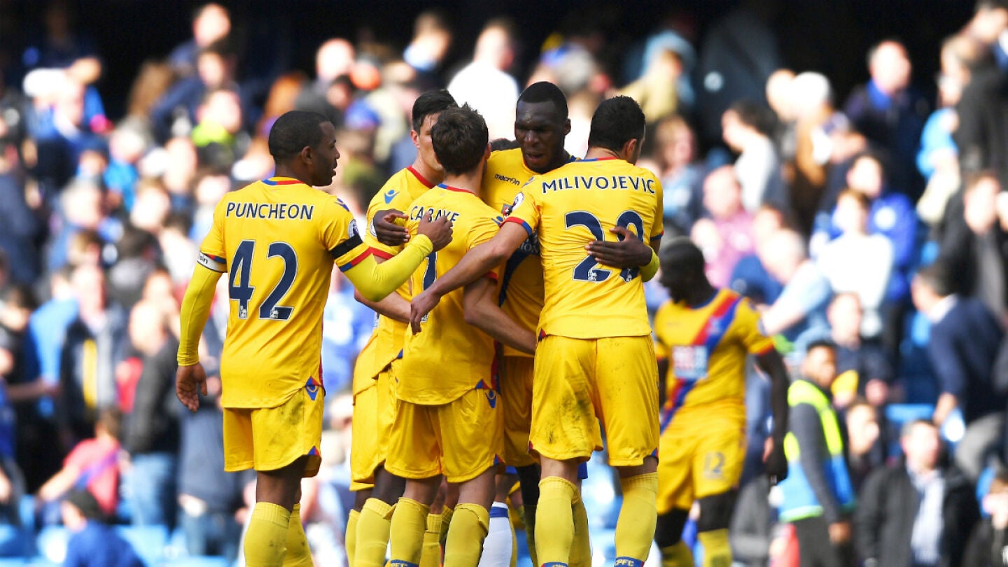 El Crystal Palace celebra un gol