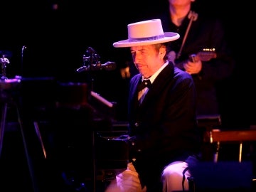 El músico Bob Dylan durante un concierto El músico Bob Dylan durante un concierto