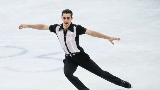 Javier Fern&aacute;ndez durante su actuaci&oacute;n