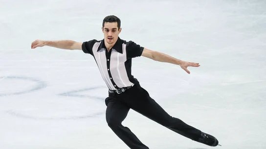 Javier Fernández durante su actuación Javier Fernández durante su actuación