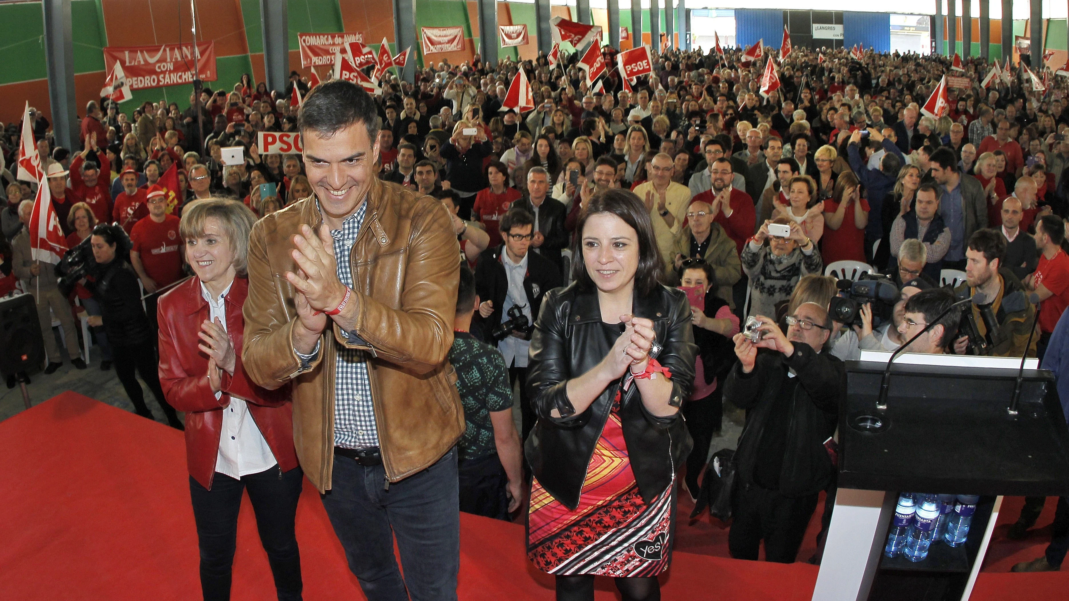 El candidato a la Secretaría General del PSOE Pedro Sánchez