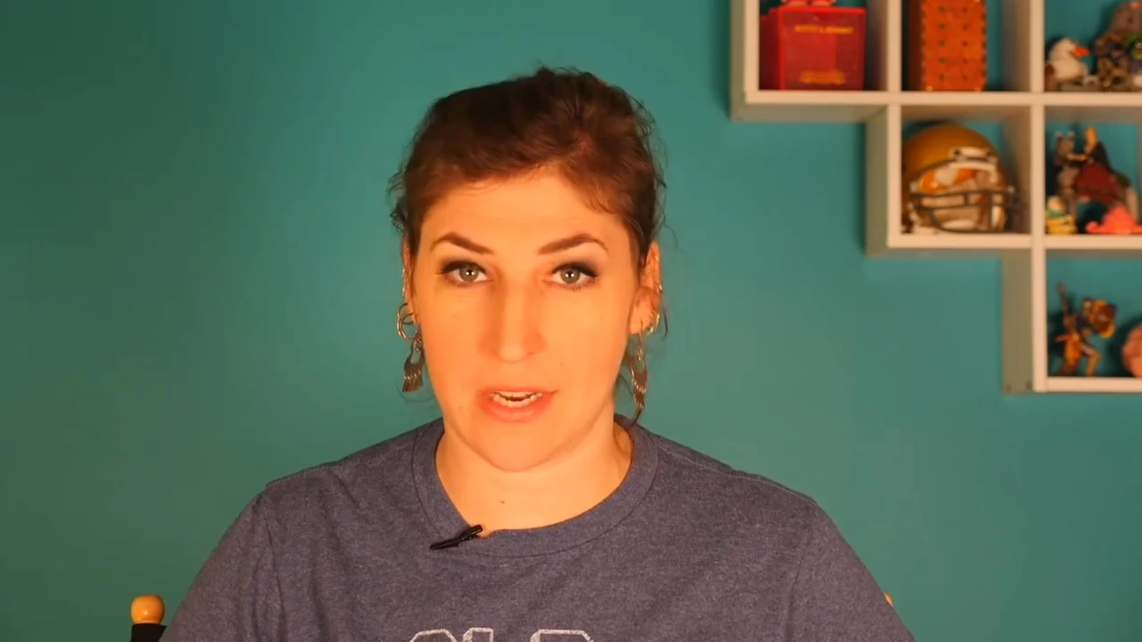 Mayim Bialik, la actriz que representa a Amy en la serie Big Bang Theory