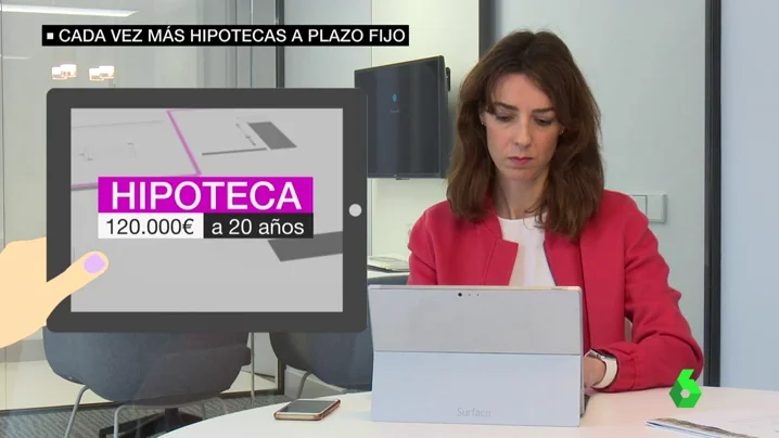 Frame 66.583257 de: El número de hipotecas a interés fijo aumenta un 40 %: "Ha habido engaño y fraude por eso mucha gente demanda sobre todo estabilidad"