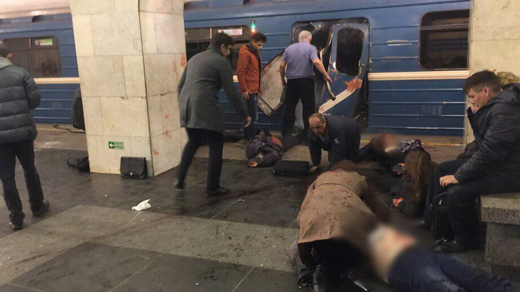 Varios heridos tras una explosión en el metro de San Petersburgo