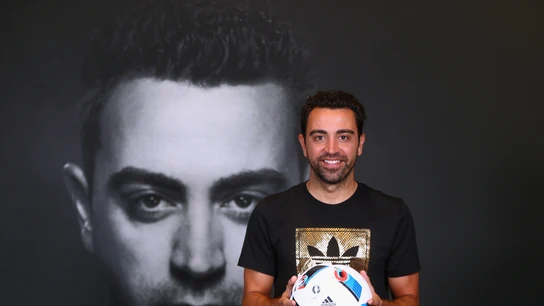 Xavi Hernández en un acto publicitario Xavi Hernández en un acto publicitario