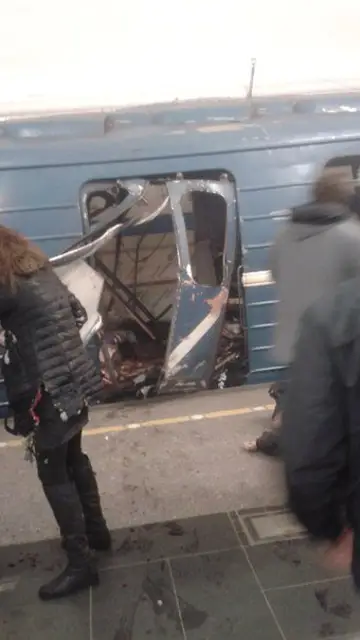 Explosión San Petersburgo el pasado 3 de abril Explosión San Petersburgo el pasado 3 de abril