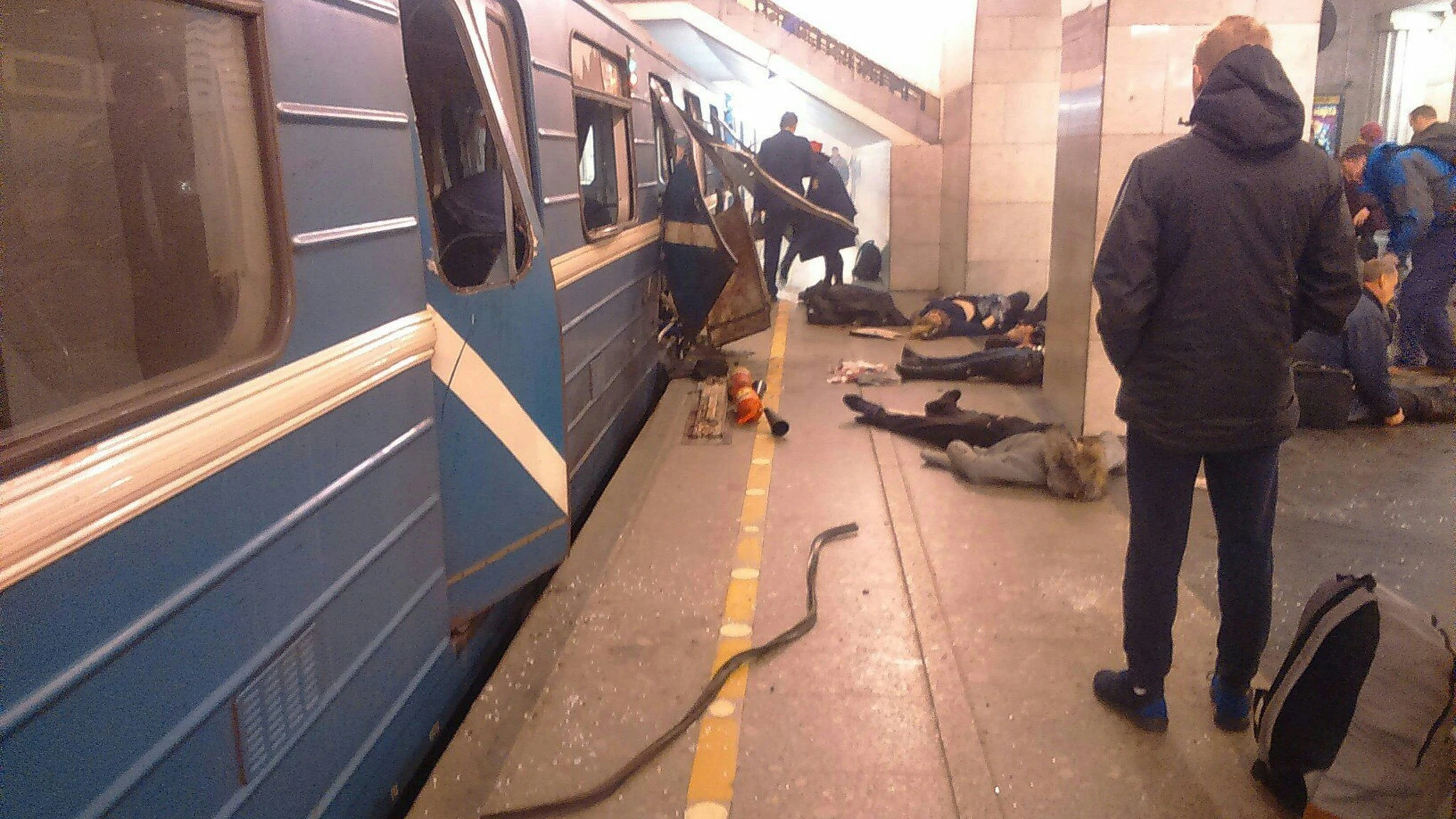 Explosión en el metro de San Petersburgo