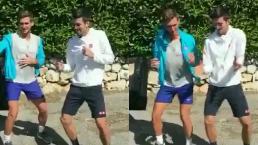 Djokovic baila el tema 'Despacito' Djokovic baila el tema 'Despacito'