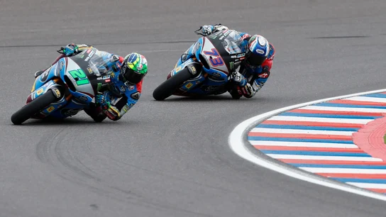 Franco Morbidelli y el español Alex Márquez Franco Morbidelli y el español Alex Márquez