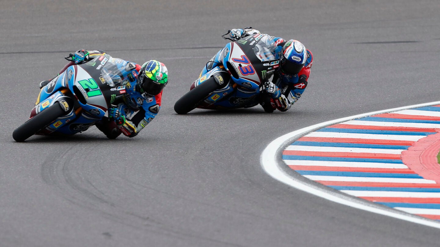Franco Morbidelli y el espa&ntilde;ol Alex M&aacute;rquez