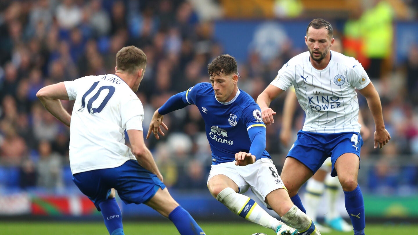 Im&aacute;genes del encuentro del Everton - Leicester