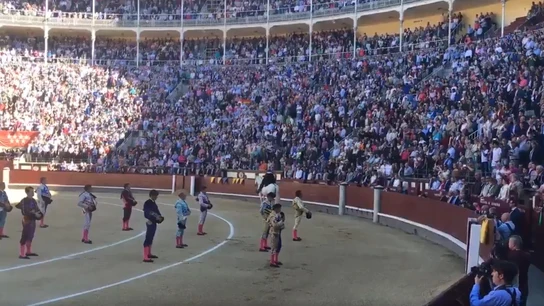 Minuto de silencio en las Ventas Minuto de silencio en las Ventas