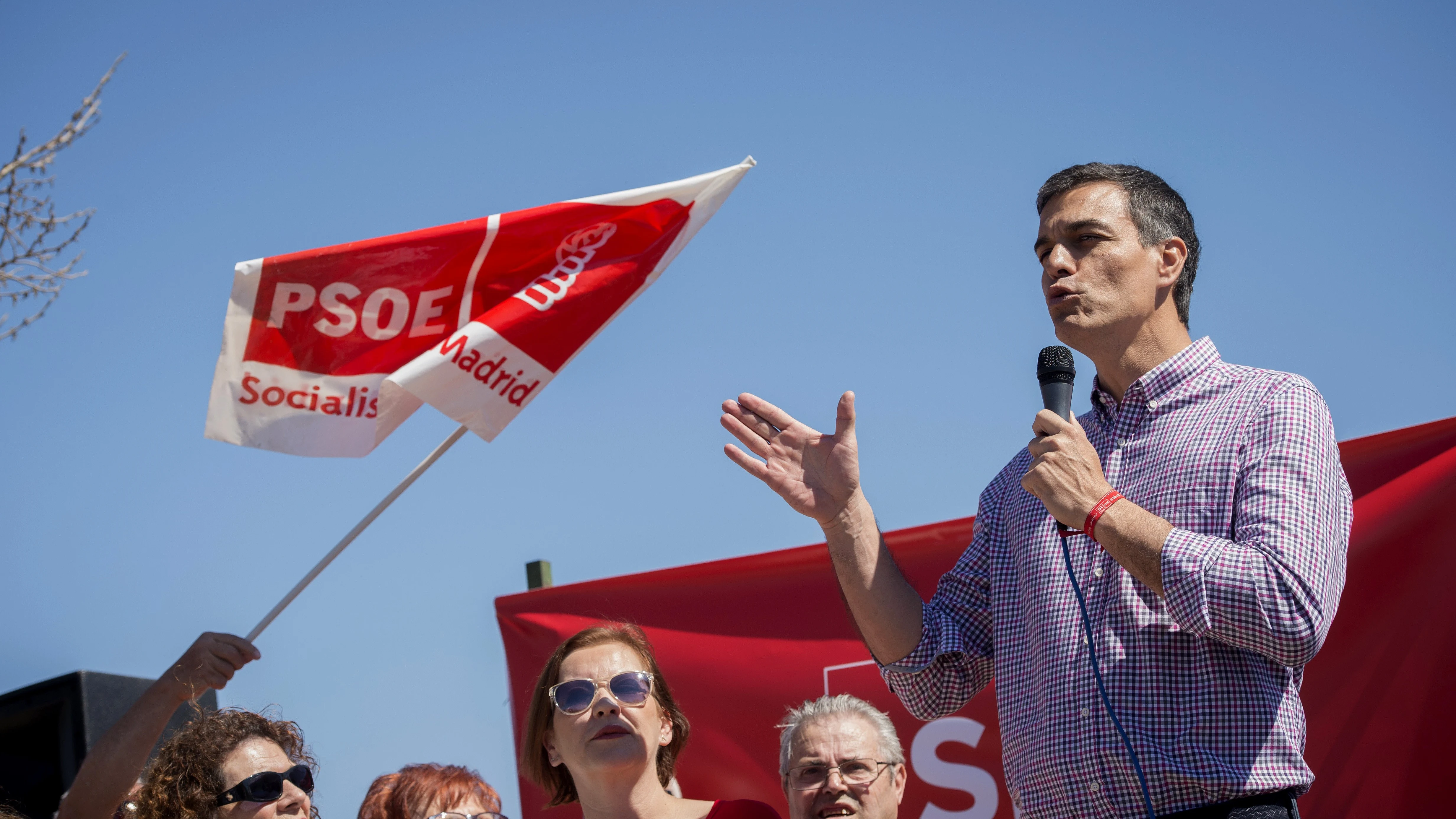 El ex secretario general del PSOE y aspirante a la reelección, Pedro Sánchez