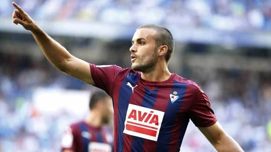 El centrocampista del Eibar, Pedro León. El centrocampista del Eibar, Pedro León.