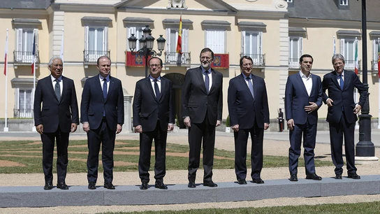 Rajoy recibe a los líderes europeos Rajoy recibe a los líderes europeos