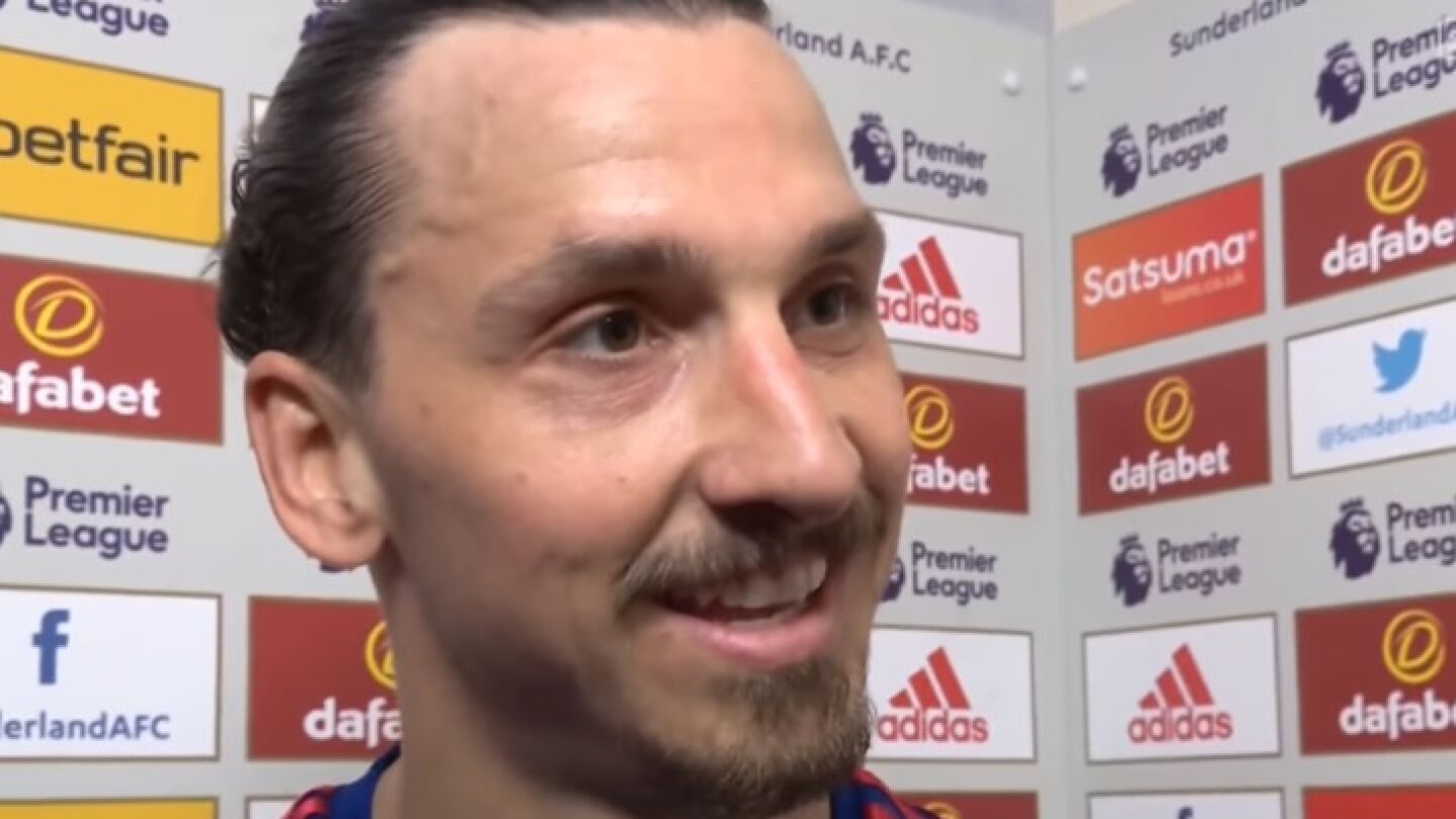 Ibrahimovic durante la entrevista