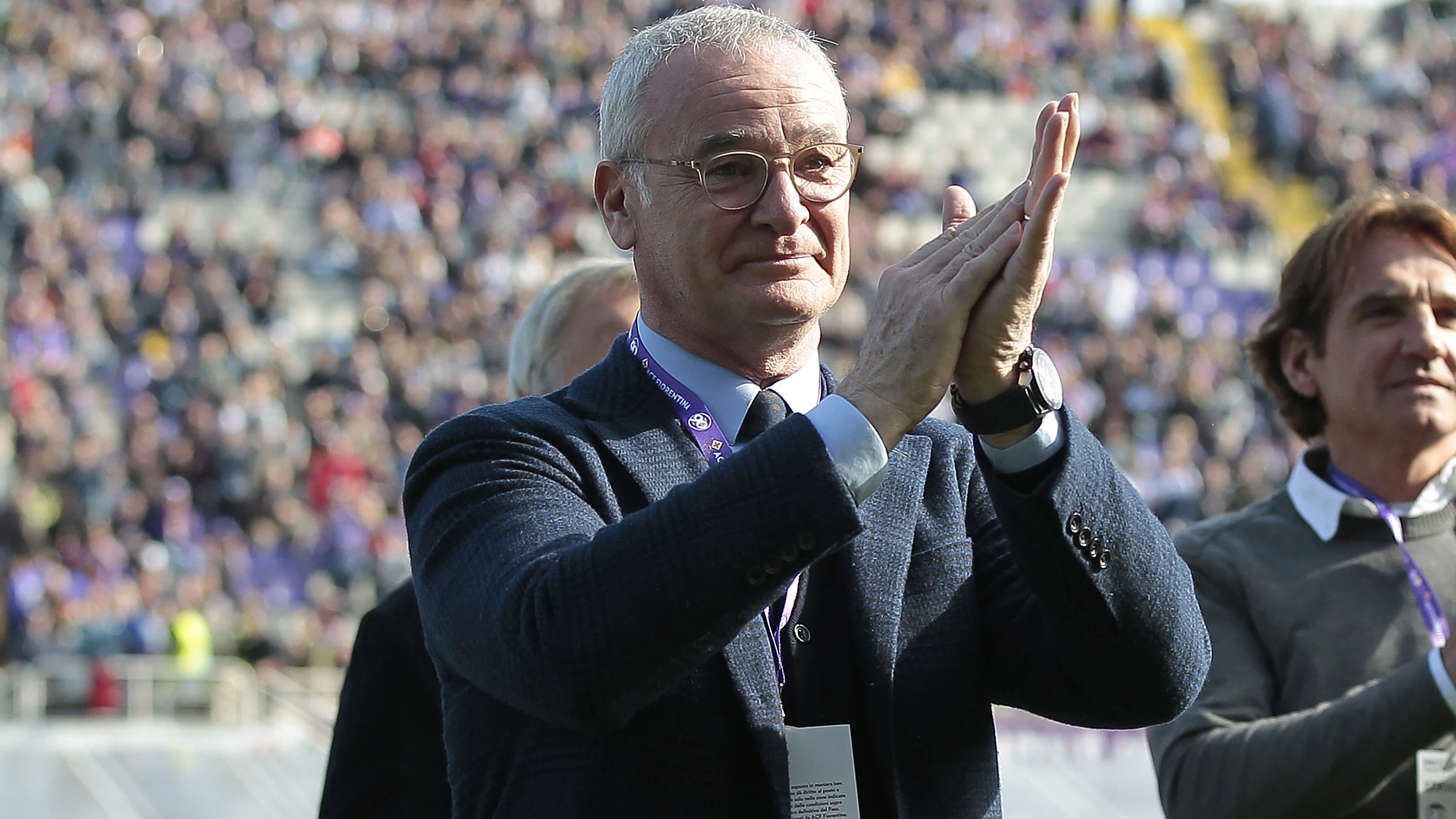 Ranieri durante un acto
