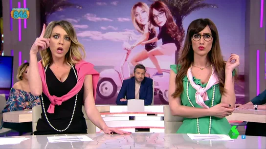 Anna Simon y Ana Morgade en Zapeando Anna Simon y Ana Morgade en Zapeando