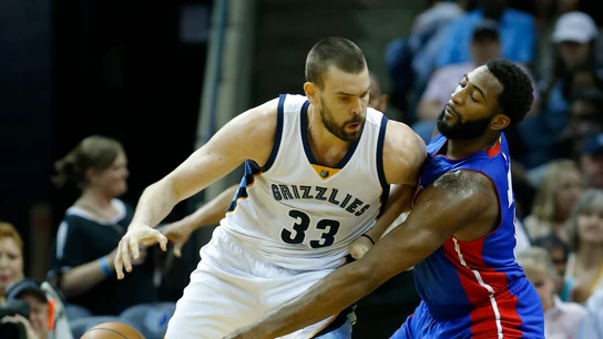 Marc Gasol, en acción ante los Detroit Pistons Marc Gasol, en acción ante los Detroit Pistons
