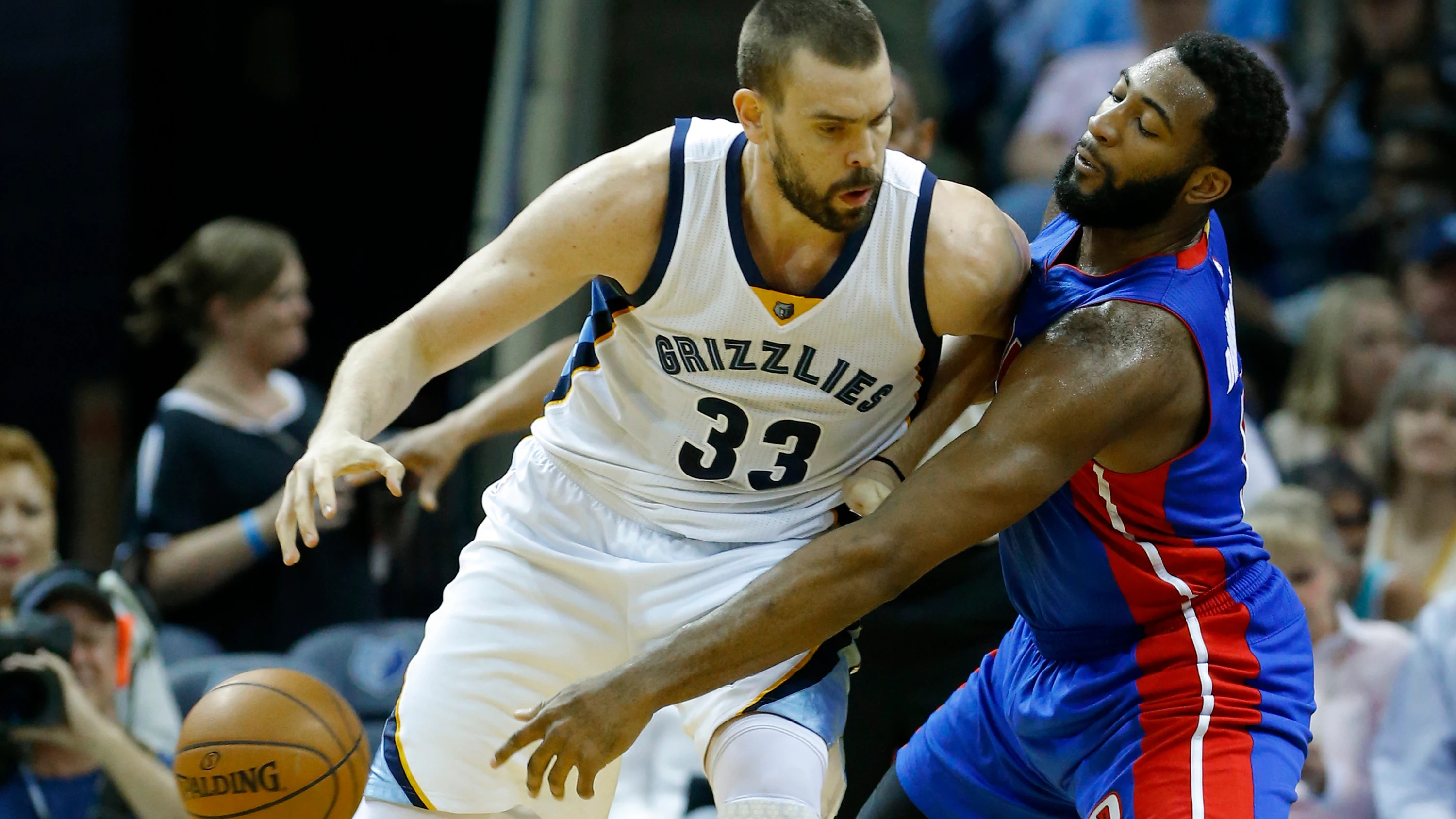 Marc Gasol, en acción ante los Detroit Pistons Marc Gasol, en acción ante los Detroit Pistons