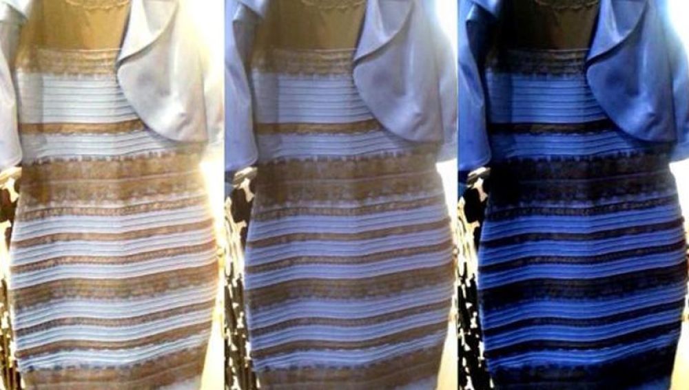 Famoso vestido que se percibe en diferentes colores