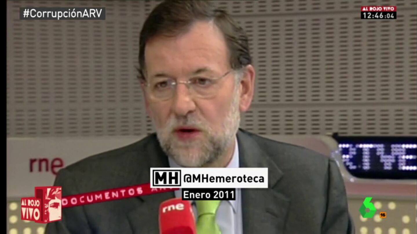 Mariano Rajoy ante los medios