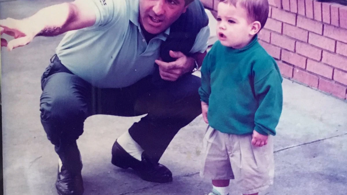 Seve Ballestero con su hijo Javier