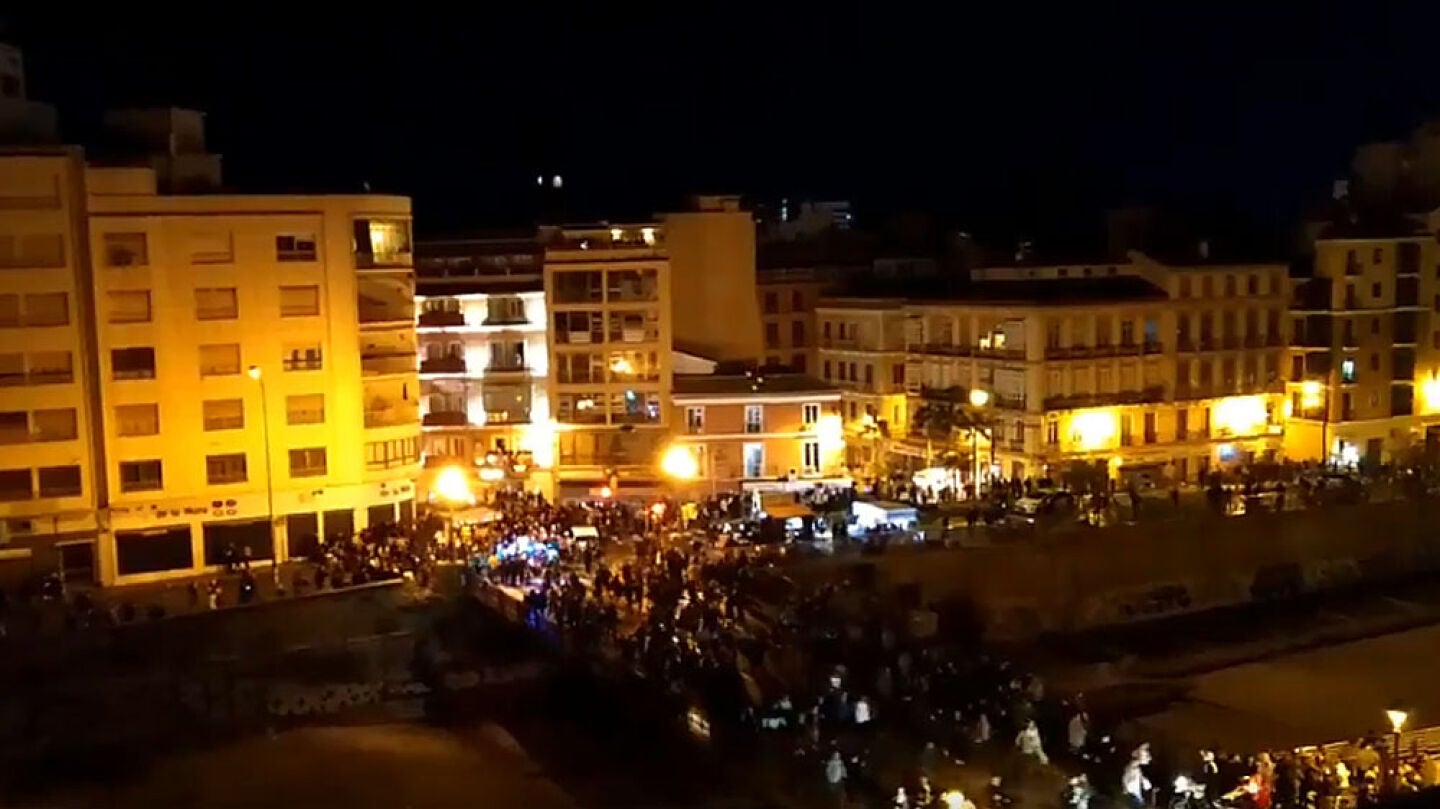 Estampida en M&aacute;laga