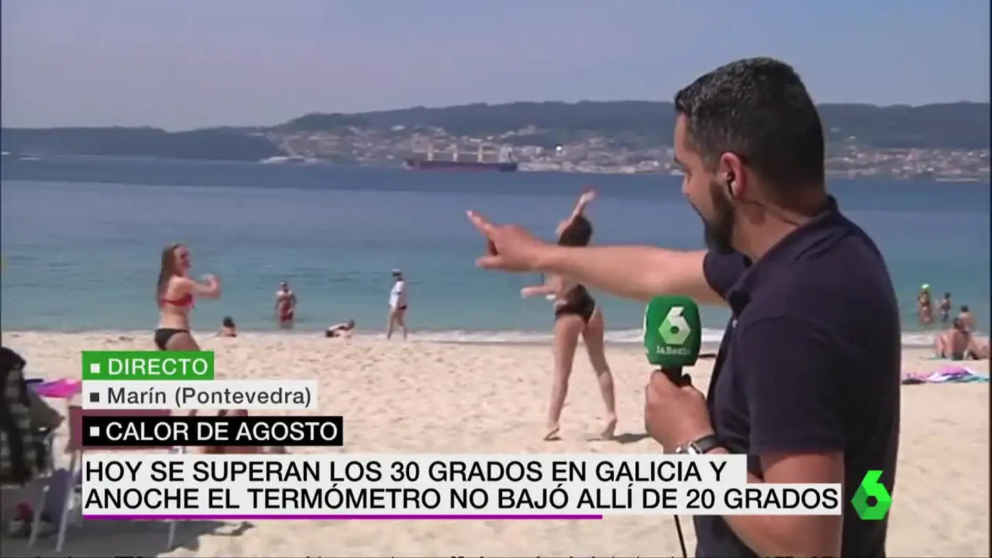El troleo de dos chicas al reportero David Espiño El troleo de dos chicas al reportero David Espiño