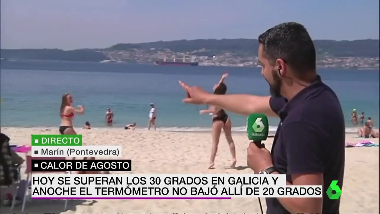 El troleo de dos chicas al reportero David Espiño