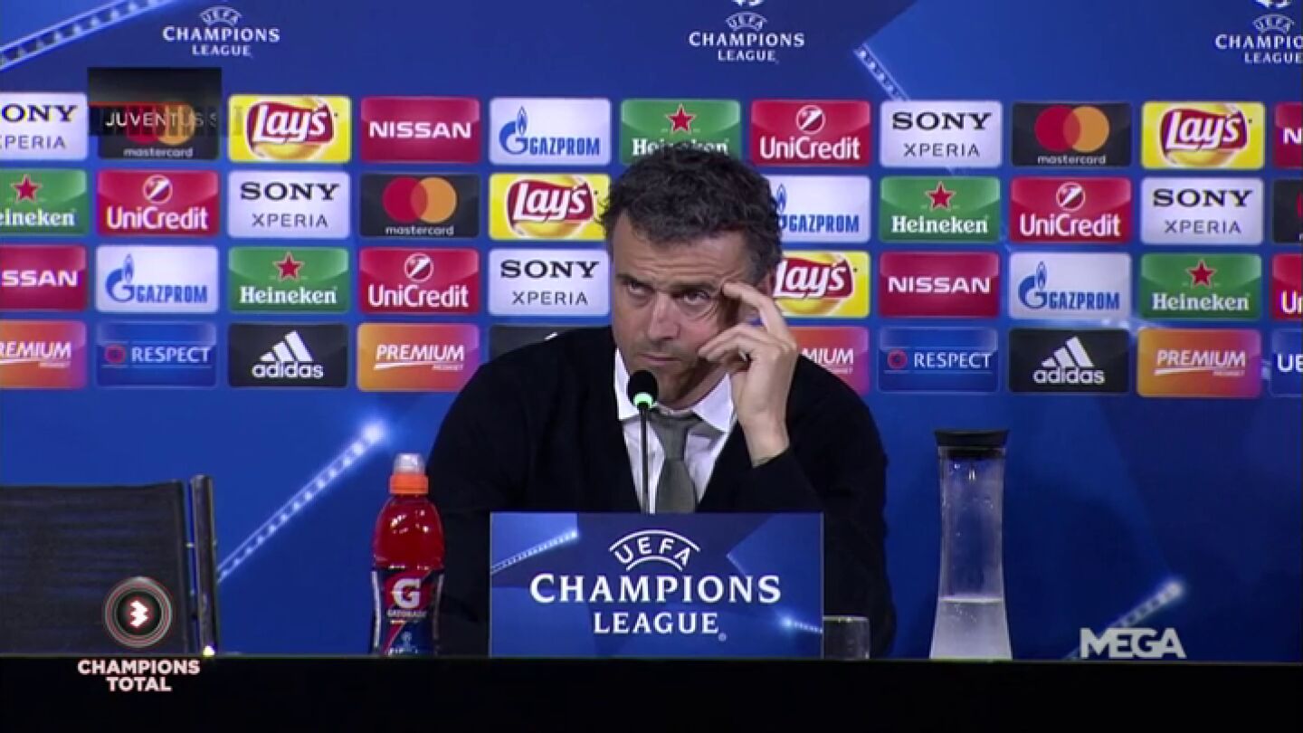 Frame 140.499208 de: Luis Enrique: "Lo de la primera parte ha sido grave y triste, me cuesta m&aacute;s creer en la remontada"