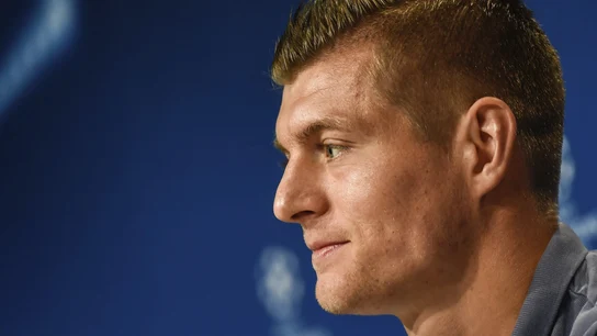 Toni Kroos durante la rueda de prensa Toni Kroos durante la rueda de prensa