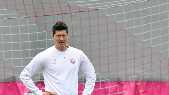 Lewandowski se entrena con el Bayern Lewandowski se entrena con el Bayern