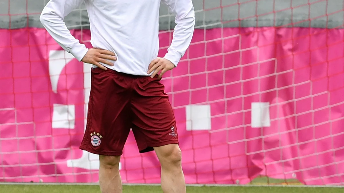 Lewandowski se entrena con el Bayern