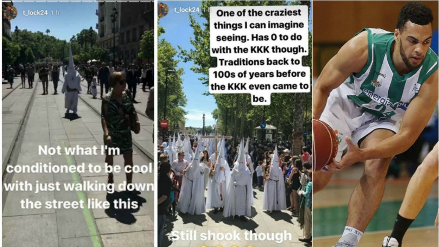 Trent Lockett confunci&oacute; la Semana Santa con el Ku Klux Klan